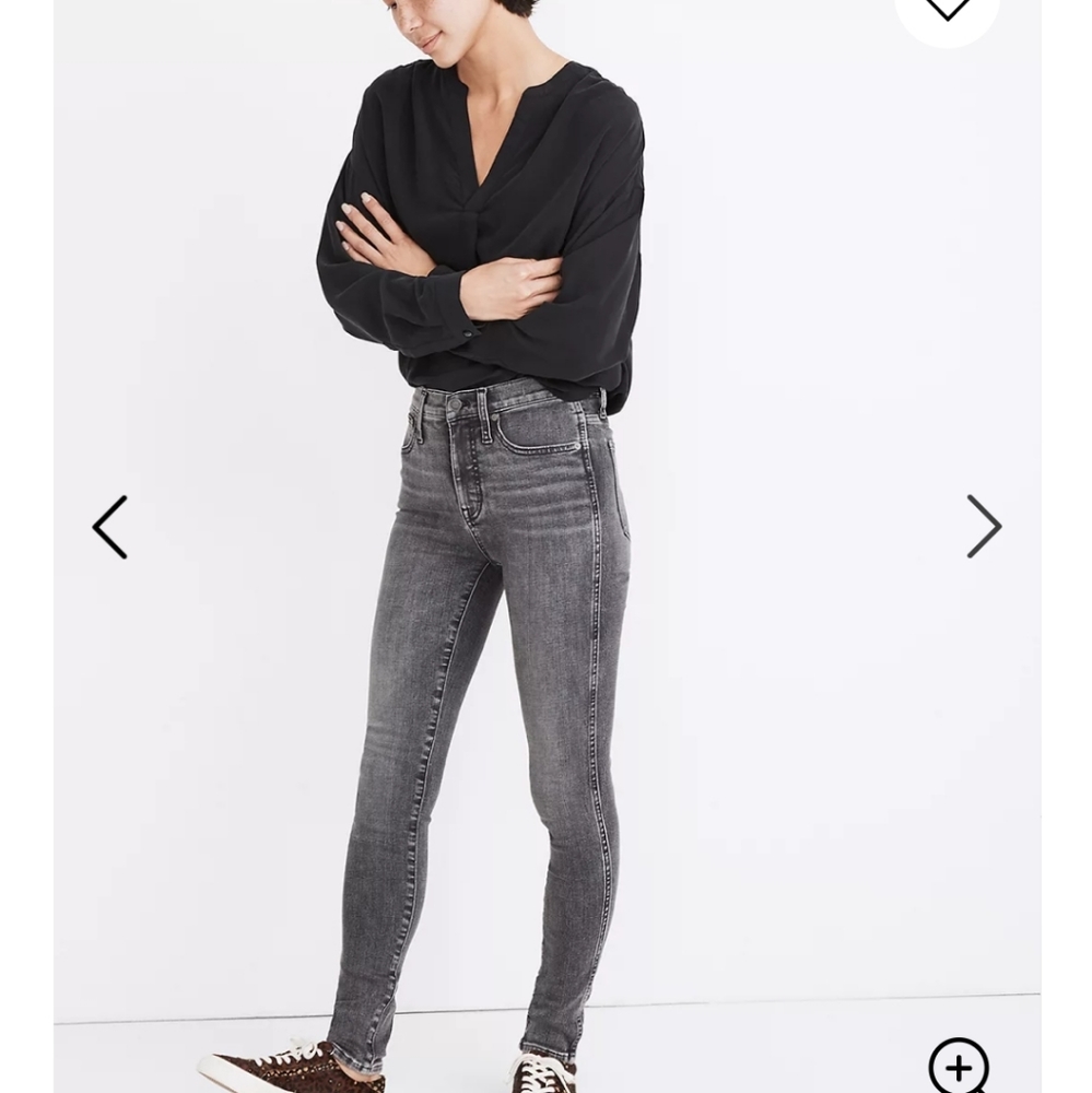 Madewell 10" High-Rise Skinny Jeans - Oakwood Wash